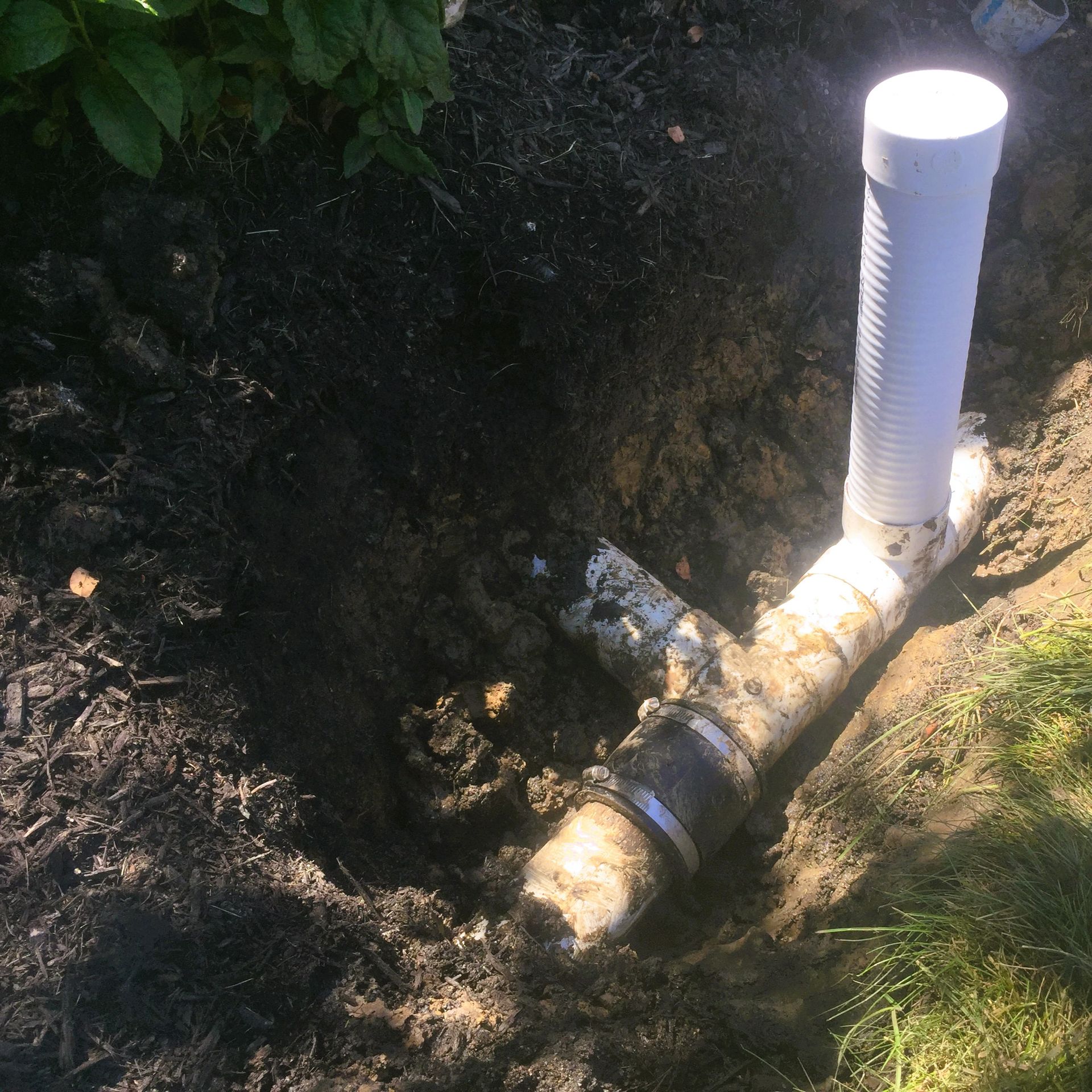 Water Pouring from A Downspout | Grove City, OH | CST Utilities