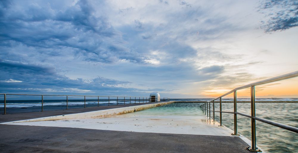 There Is A Swimming Pool In The Middle Of The Ocean — East Coast Air In Newcastle, NSW