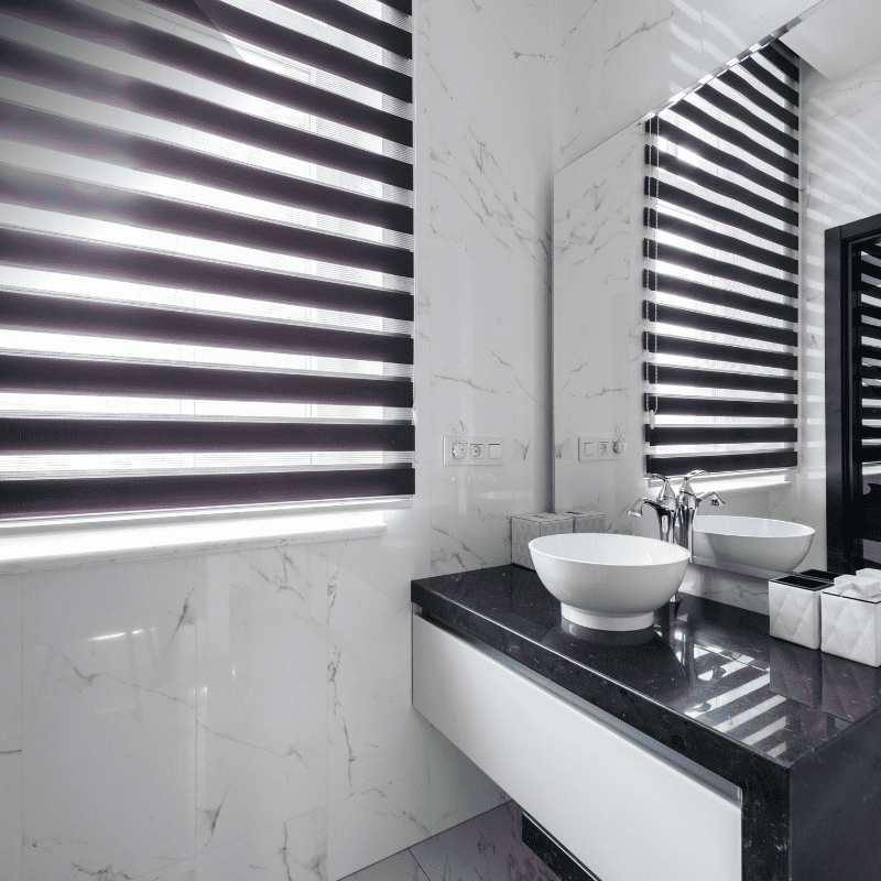 Persiana Rolo Double Vision Zebra - controle avançado de luz em São Paulo