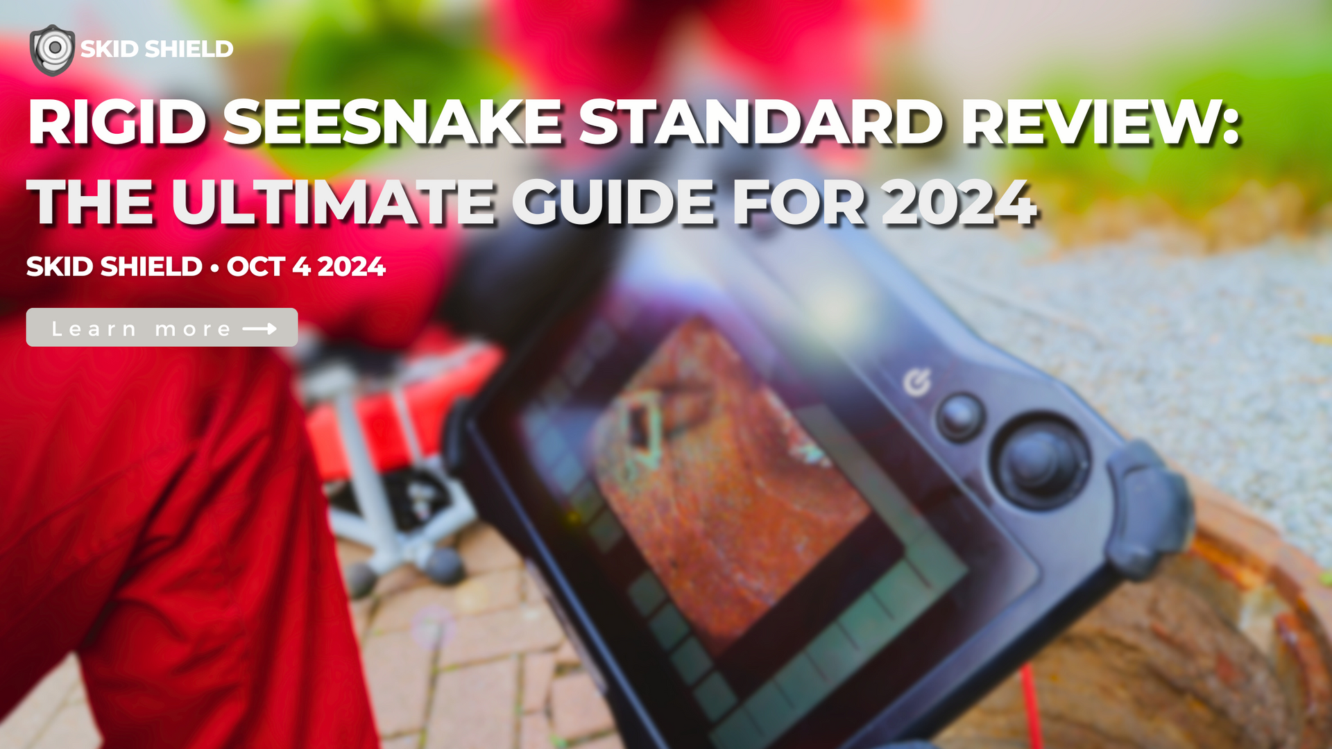Rigid Seesnake Standard Sewer Camera Review: The Ultimate Guide for 2024 blog banner by skid shield