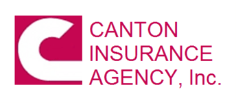Canton Insurance Agency, Inc. logo with magenta stylized C and text on white background