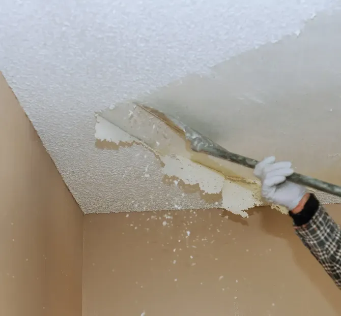 Popcorn Ceiling Removal
