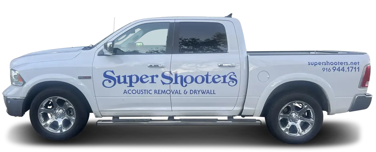 Branded Truck Super Shooters Drywall Truck