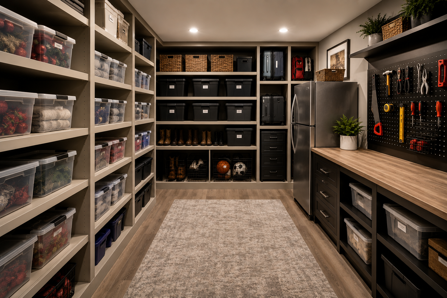 Basement Storage Room Design Ideas for Organized Living
