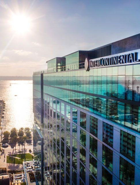 A large building with the word continental on it