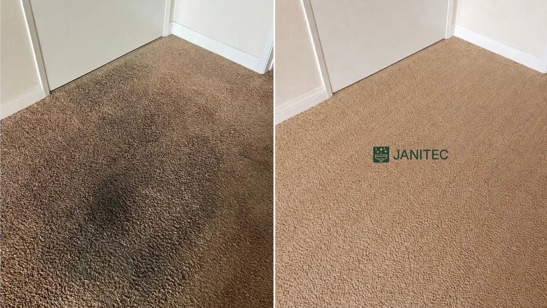 Janitec truck-mounted carpet cleaning equipment parked outside calgary home