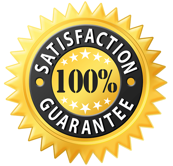 100% Satisfaction Guarantee Provided