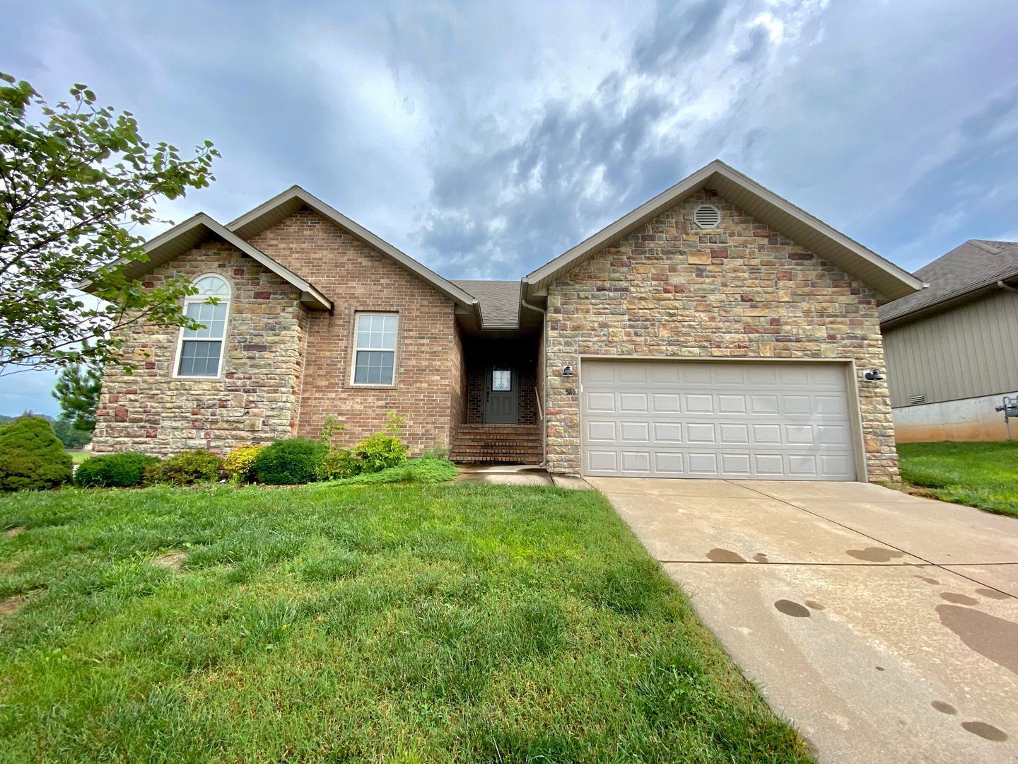 Large brick single family home