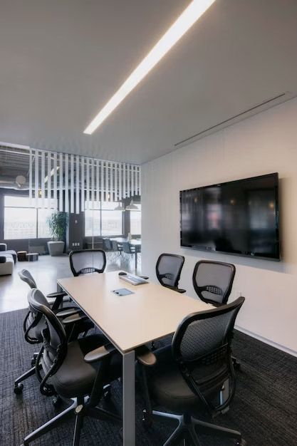 Conference room TV mounted for an office in Waco, TX