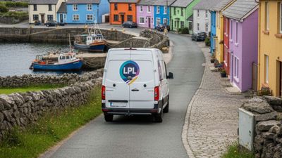 White van with 