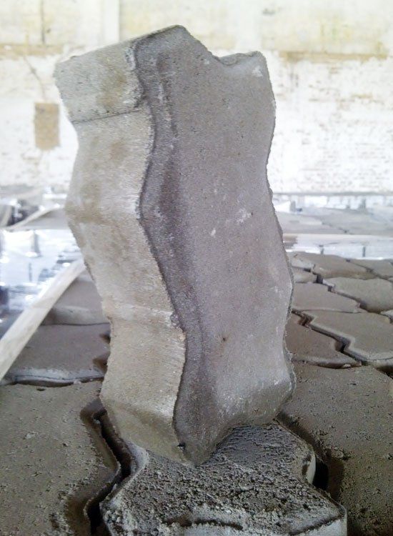 Piso de Concreto Formato Onda - GGM Artefatos de Cimento
