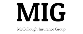 MIG logo with "McCullough Insurance Group" text below in black.