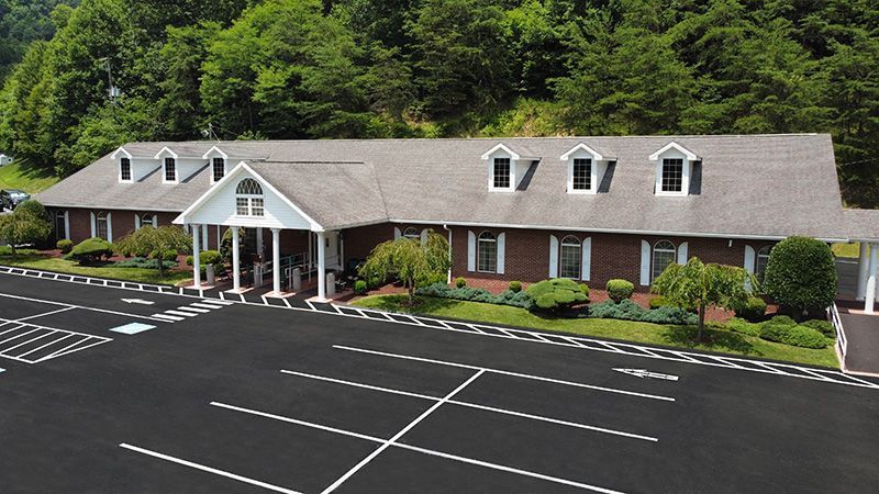 Exterior view of Lucas & Son Funeral Home Pikeville, KY