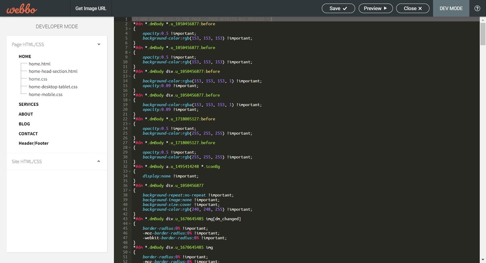 Webbo Free Website Builder - No Code Platform without Limitations