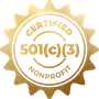 A gold certified 501 ( c ) ( 3 ) nonprofit seal