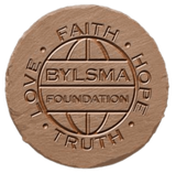A bylsma foundation logo that says love faith hope and truth