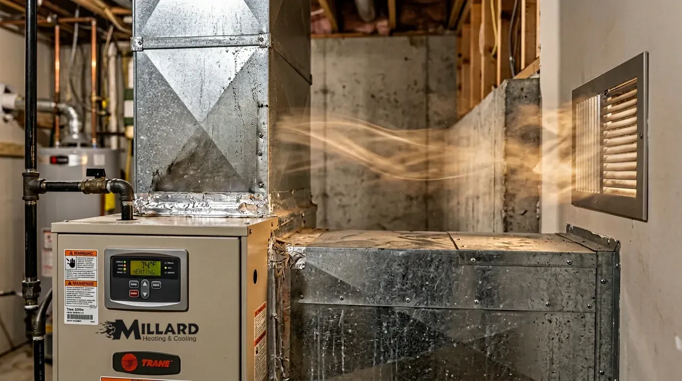 residential omaha furnace blowing hot air showing how long should a furnace run