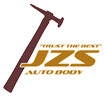 Logo of JZS Auto Body with a hammer graphic.