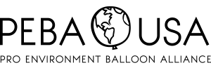 The logo for the peba usa pro environment balloon alliance