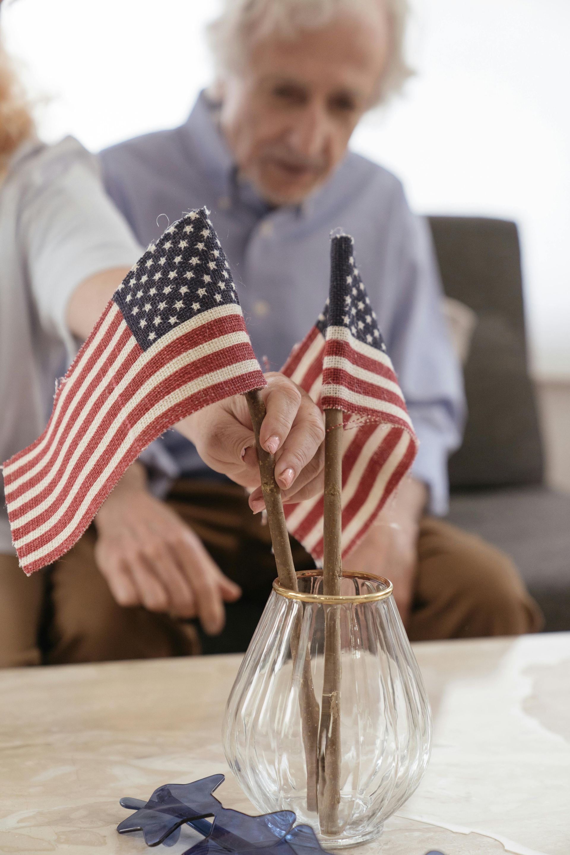 american flags