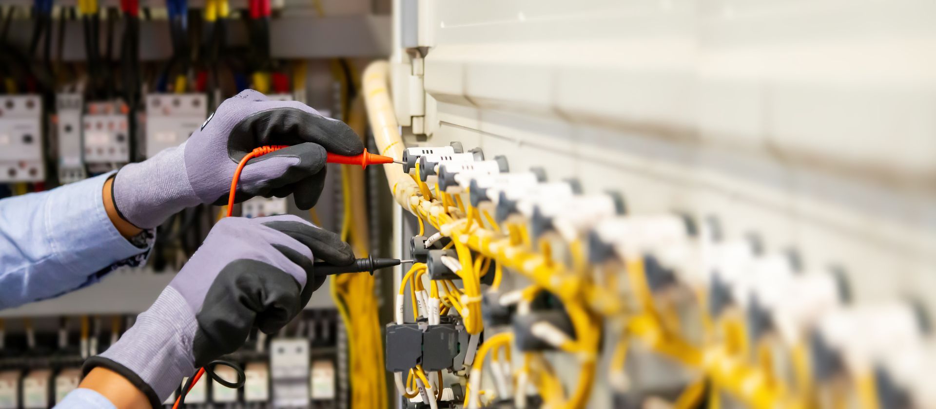 Electrical Engineer Using Digital Multi-Meter — Westborough, MA — Marty's Electric Co