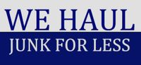 We Haul Junk For Less logo