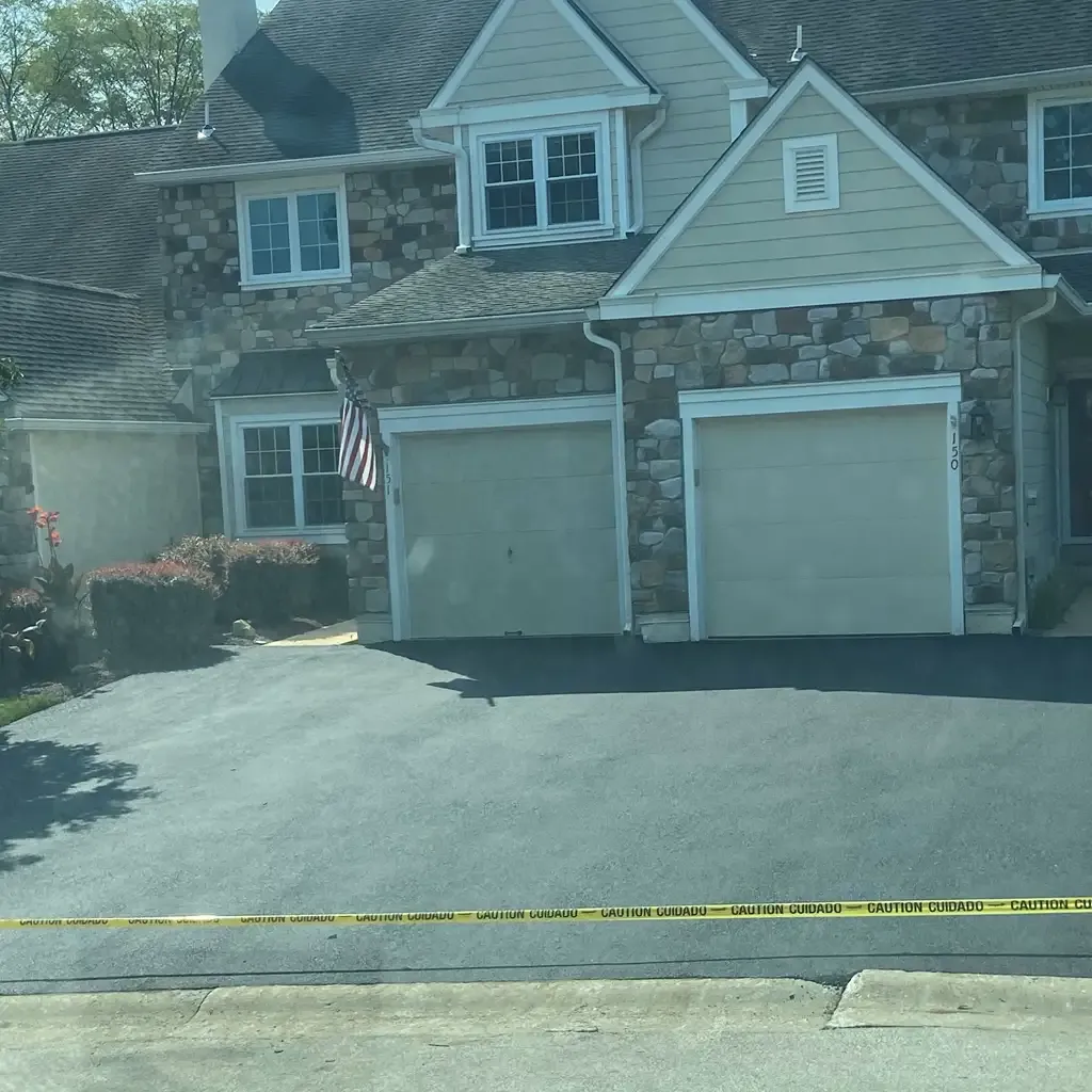Asphalt paving service for residential driveways by Allstate Paving of PA in Downingtown, Villanova, and West Chester.