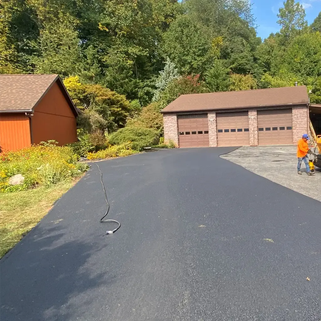 Driveway Asphalt Paving Driveway asphlat paving by Allstate Paving of PA.