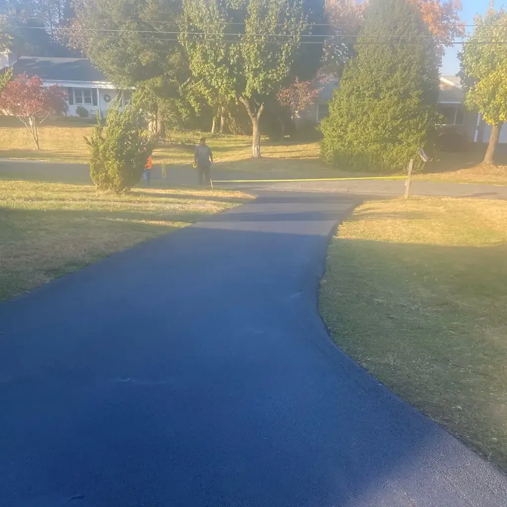 Allstate Paving of PA asphalt driveway service in Downingtown, Villanova, and West Chester, Pennsylvania.
