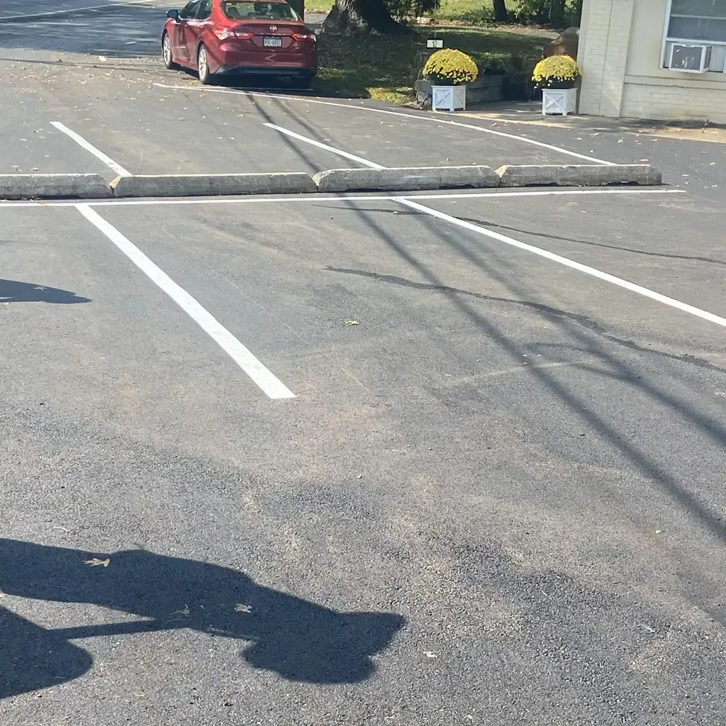 Asphalt parking paving, Allstate Paving of PA in Downingtown, Villanova, and West Chester, Pennsylvania.