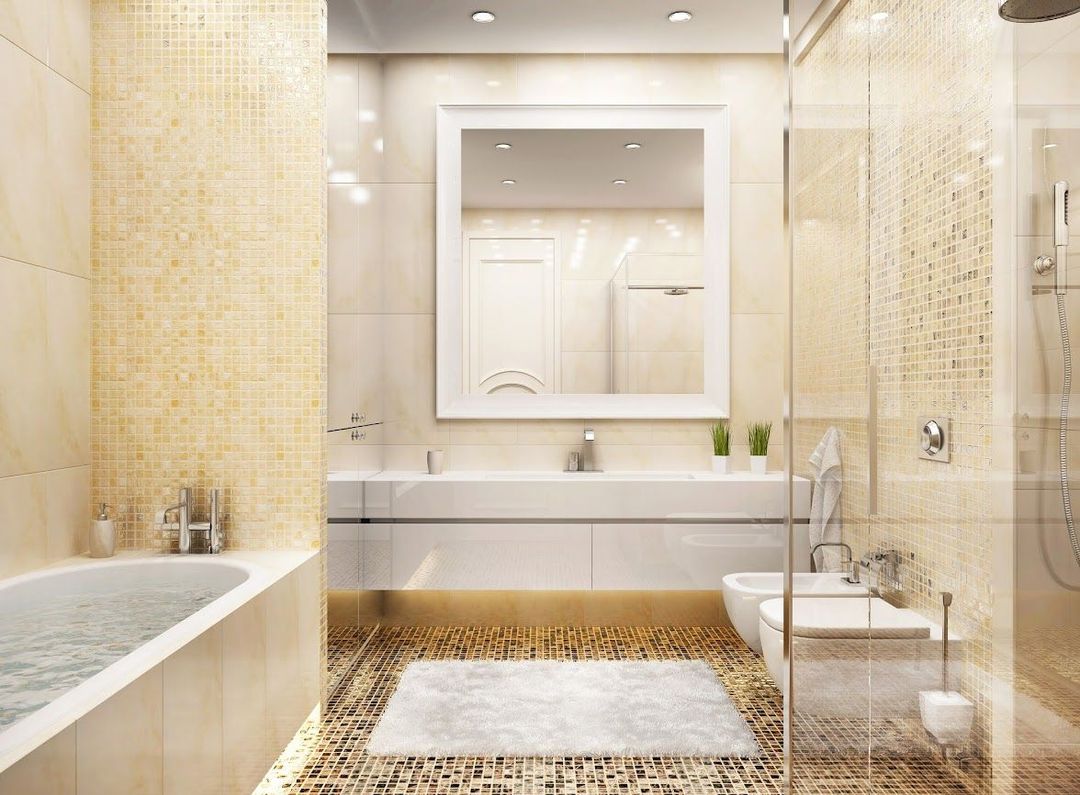 Bagno con vasca, lavandino