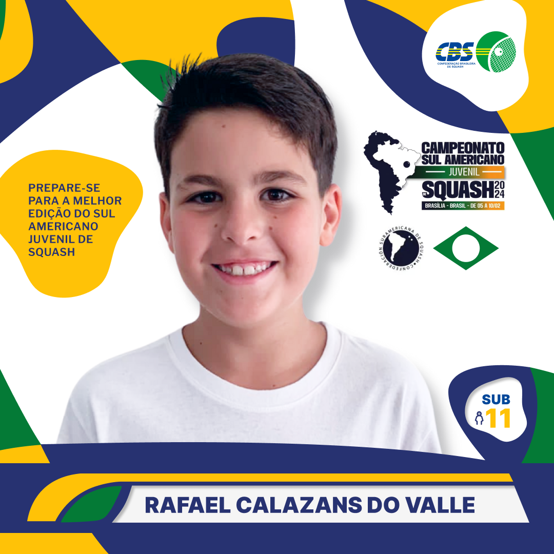 Um jovem rapaz chamado rafael calazans do valle está sorrindo