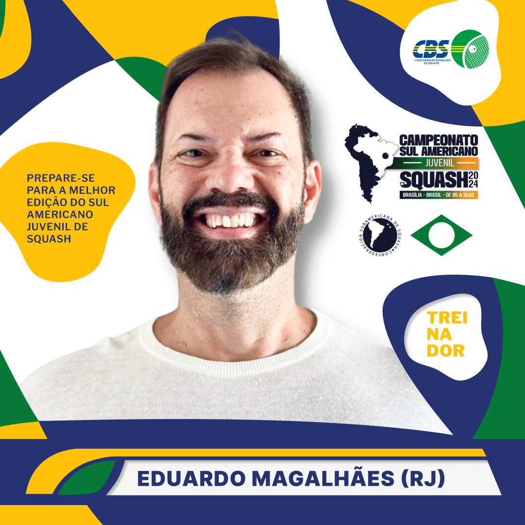 Um homem com barba está sorrindo em frente a um logotipo da cbs