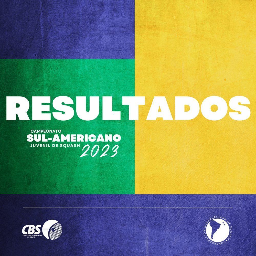 Resultados campeonato Sul-Americano Juvenil de Squash 2023