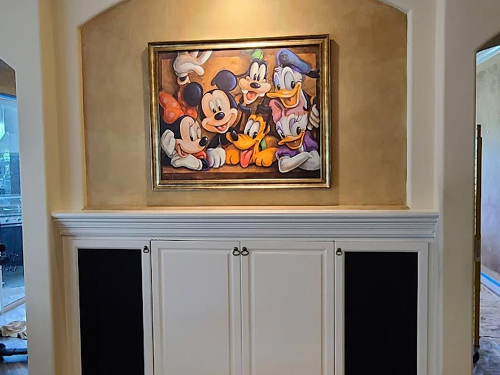 White cabinet