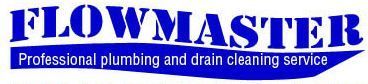 The logo for flowmaster professional plumbing and drain cleaning service