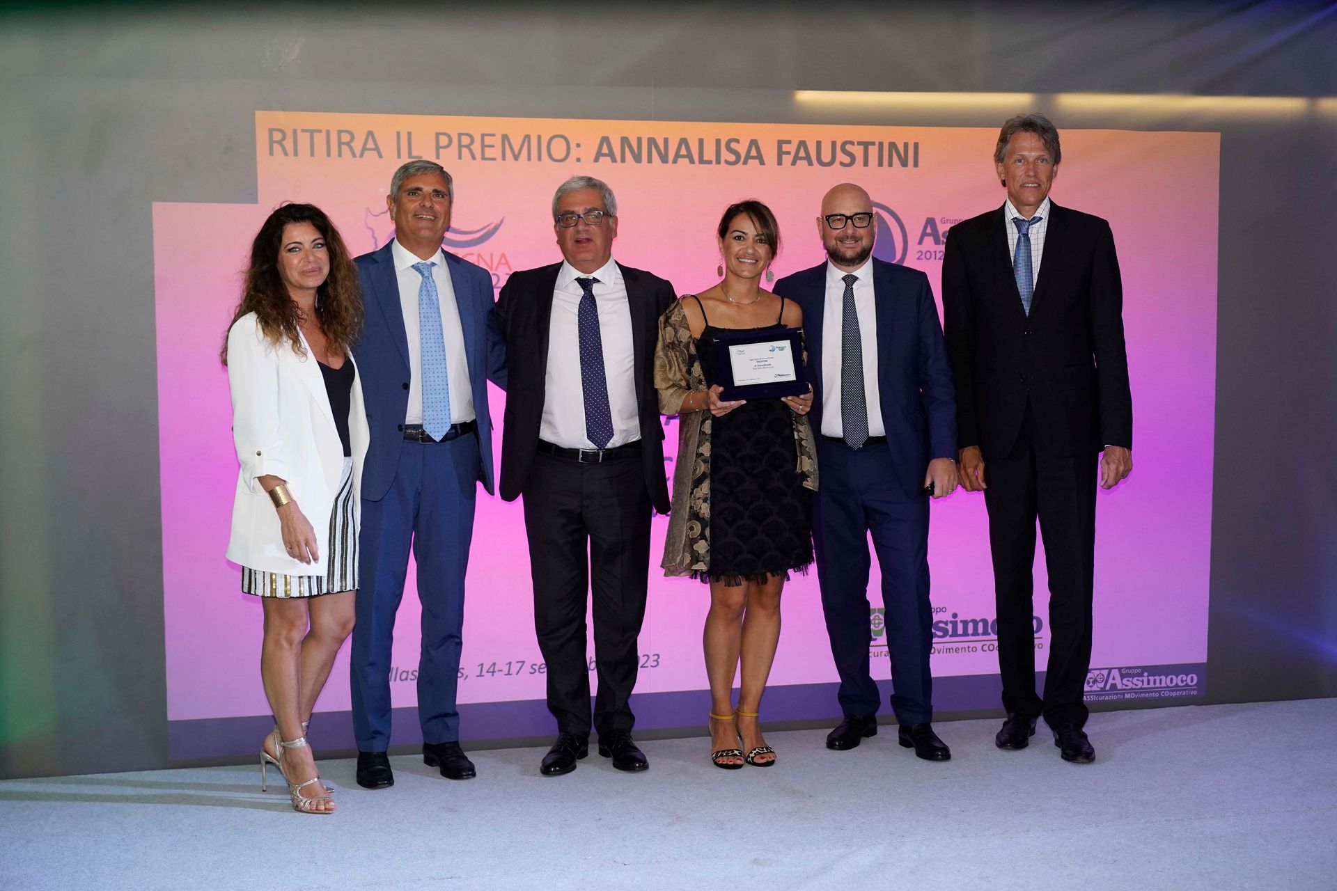 Faustini riceve un premio - Assicurazioni Faustini Frosinone