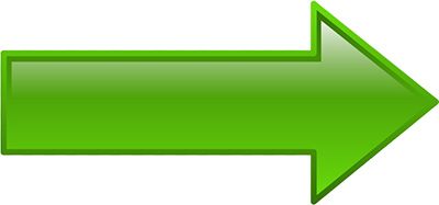 A green arrow pointing to the right on a white background.