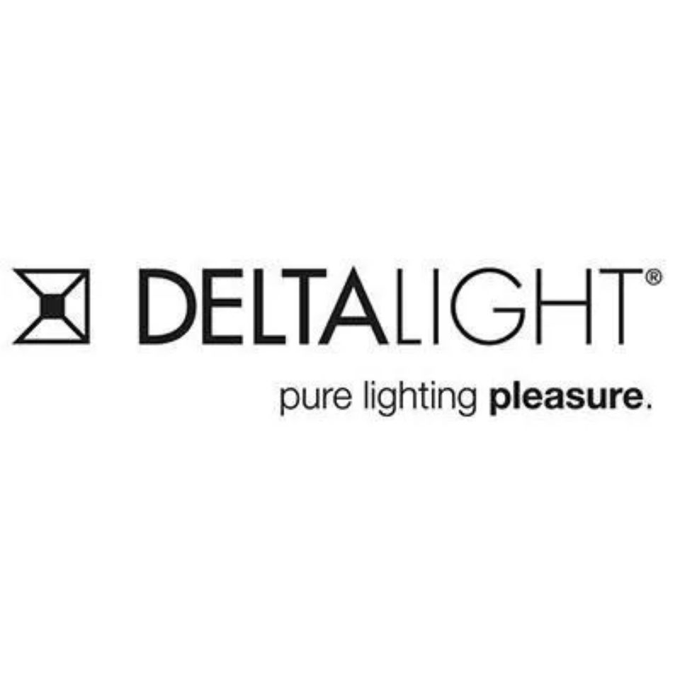 Logo DELTA LIGHT con lo slogan