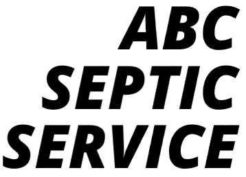ABC Septic Service logo in bold black text on a white background