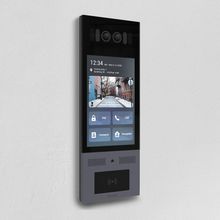 A phone with a screen that says 12:34 on it