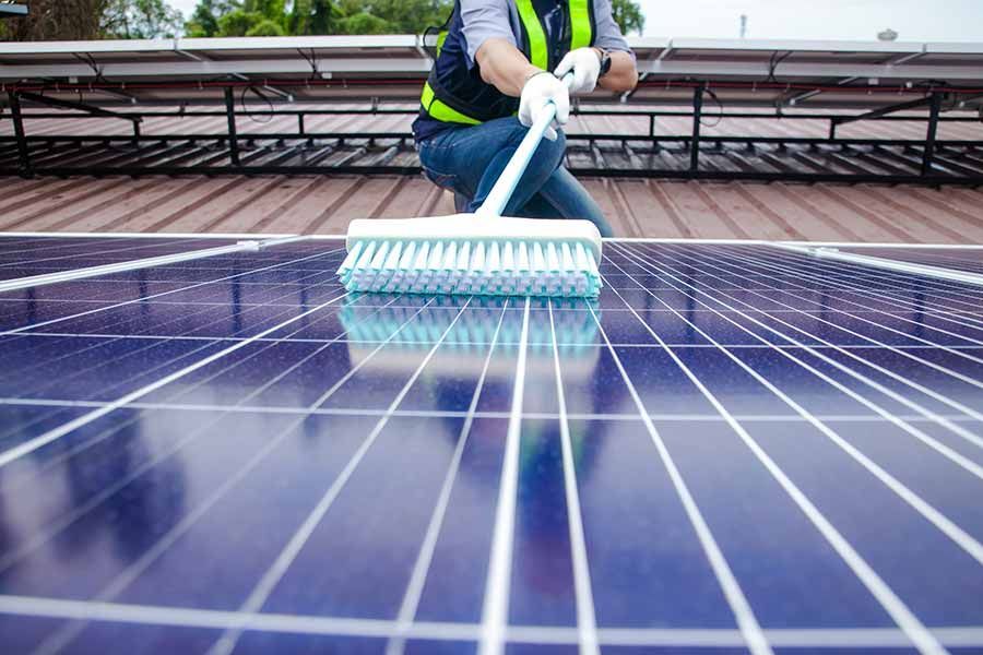 pulizia pannelli fotovoltaici
