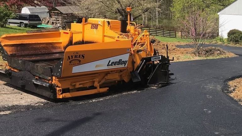 Asphalt Paving Company in Towson, MD - Job done by CM Ayres Enterprises