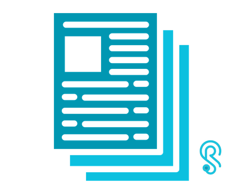 Spiral-bound notepad and two pencils on a light blue surface.