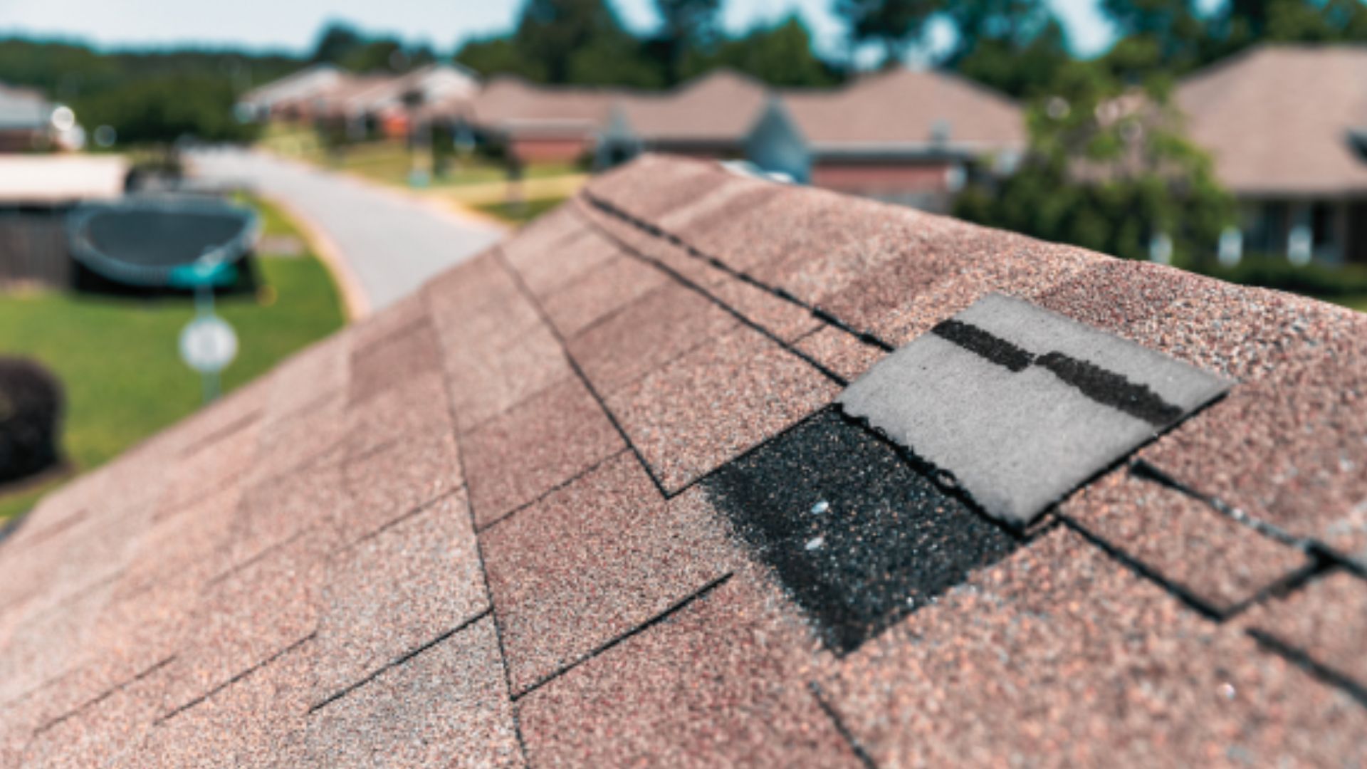 House Peak with a missing shingle