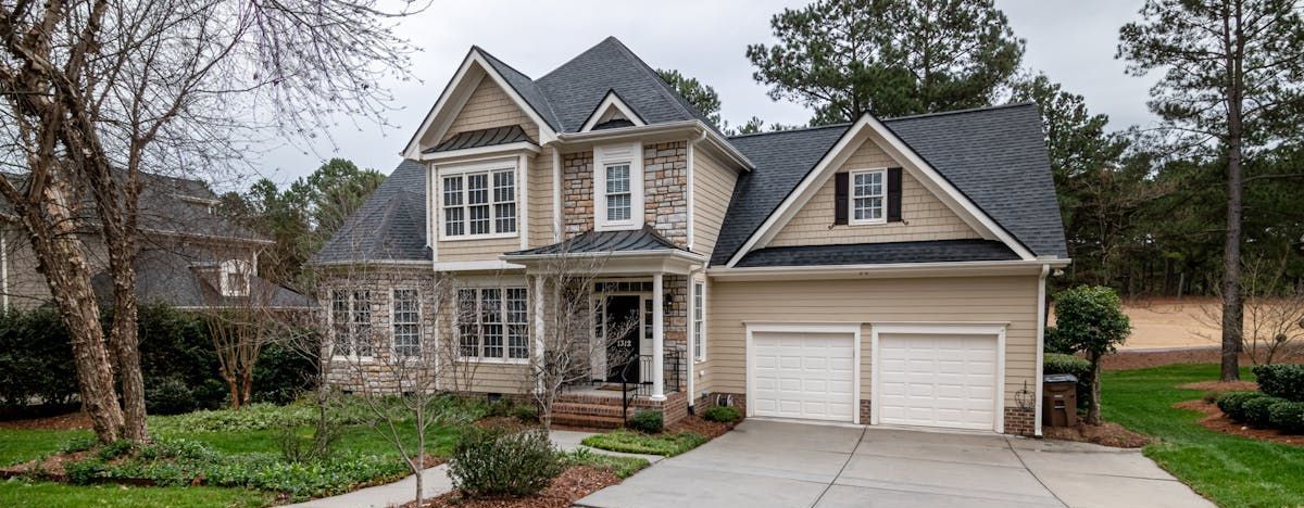Decorative image of a home's exterior