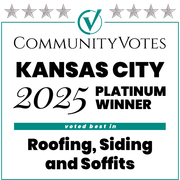 Award for 2025 Kansas City Roofing, Siding, and Sofits
