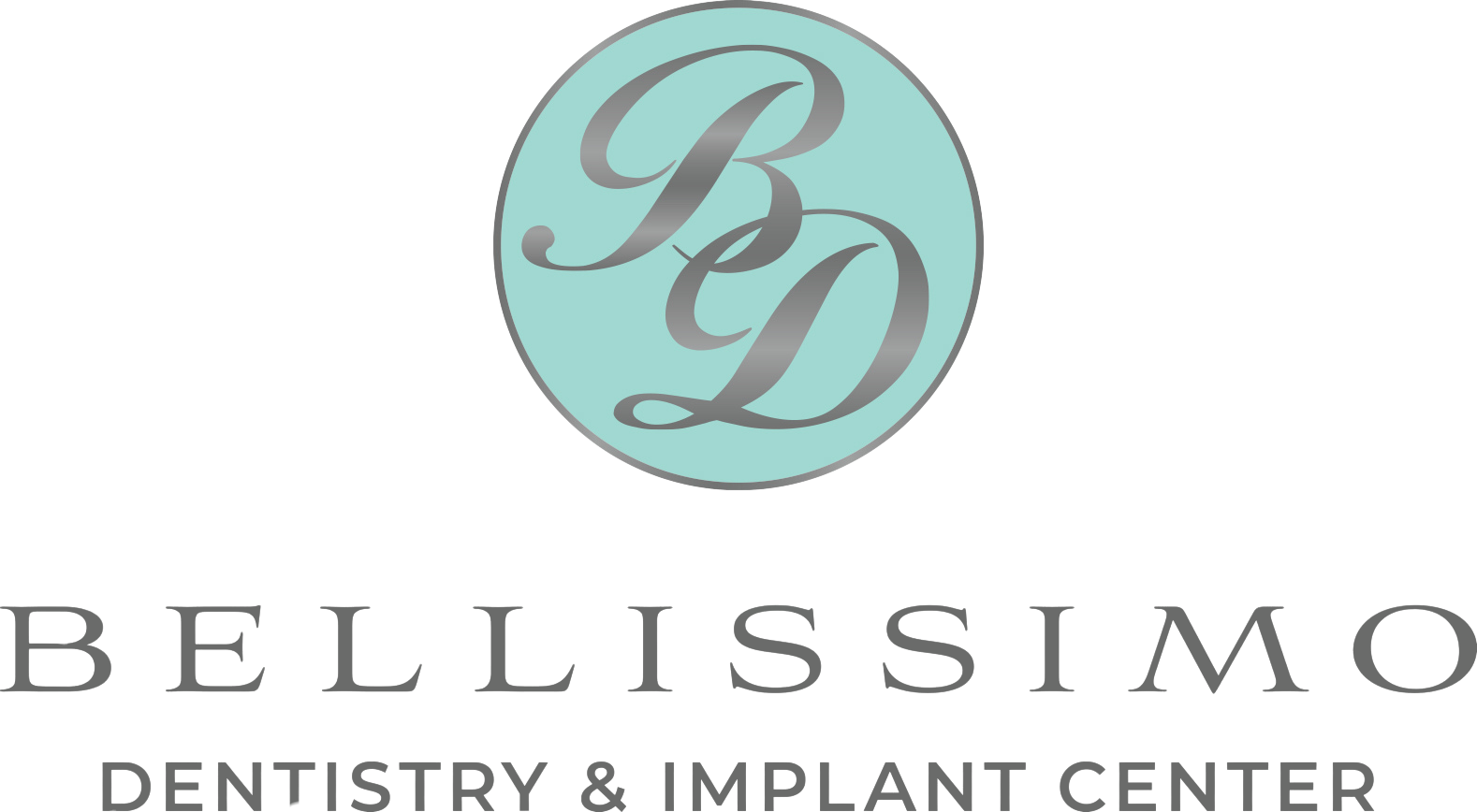 The logo for bellissimo dentistry and implant center