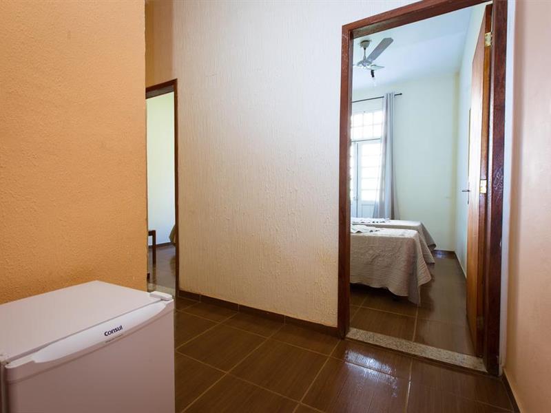 Apartamento do Hotel Fazenda Santa Bárbara com vista para o corredor