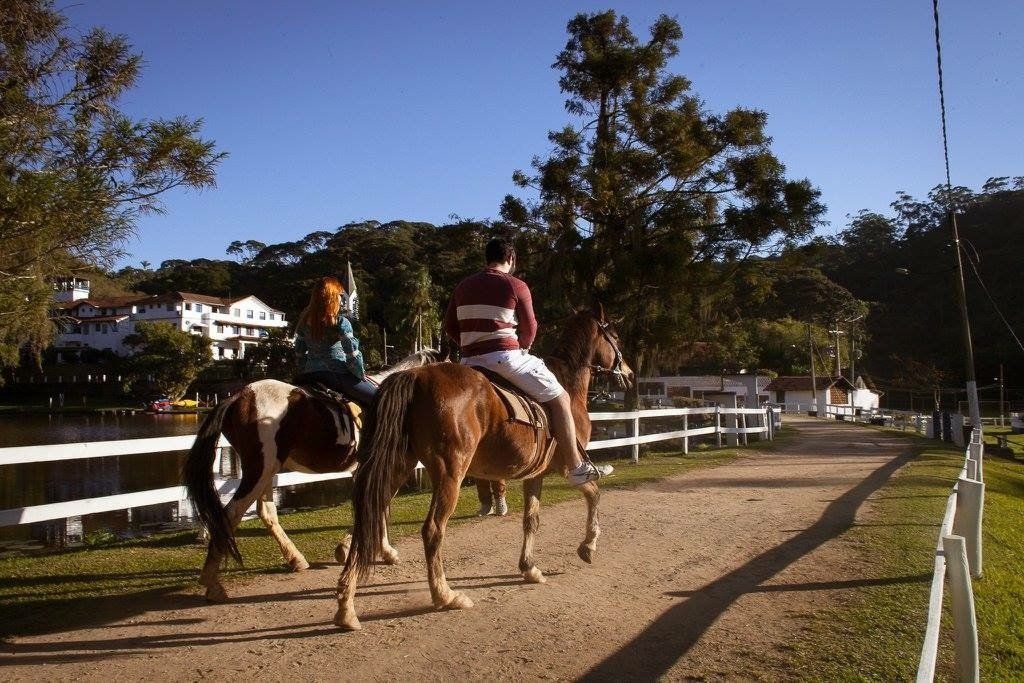 Passeiro a cavalo do Hotel Fazenda Santa Bárbara